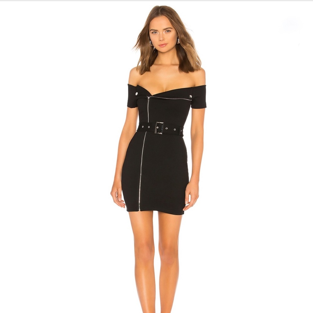 Women’s Black Asymmetrical Zip-Up Dress 🖤 Size S